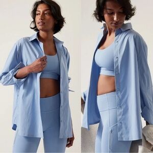 Athleta Performance Poplin Top